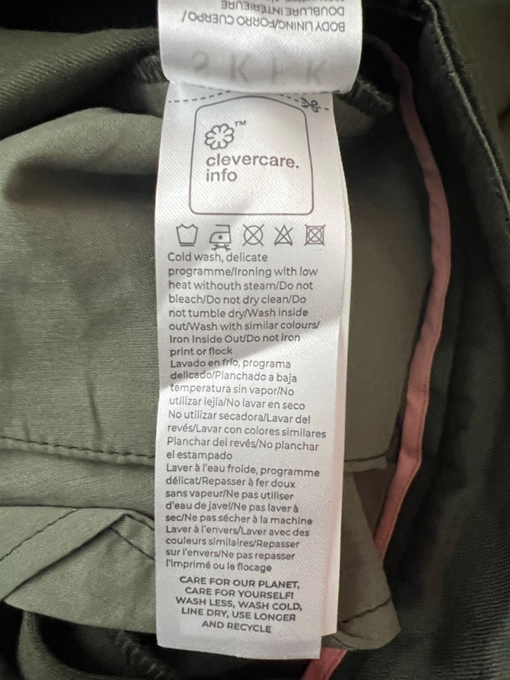 SKFK Deep Green Tencel Straight Leg Trousers Mid Rise Tailored Pants US 6 NWT - Picture 11 of 12